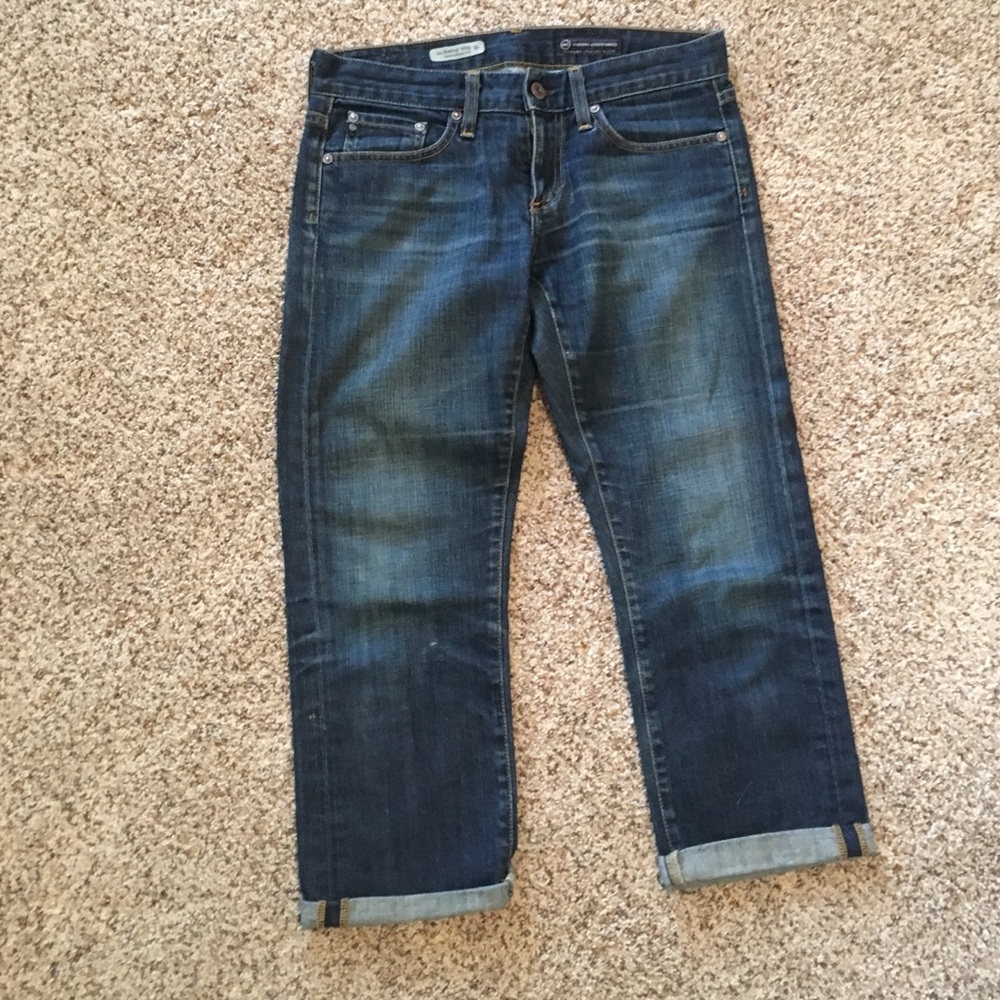 AG Tomboy Crop denim